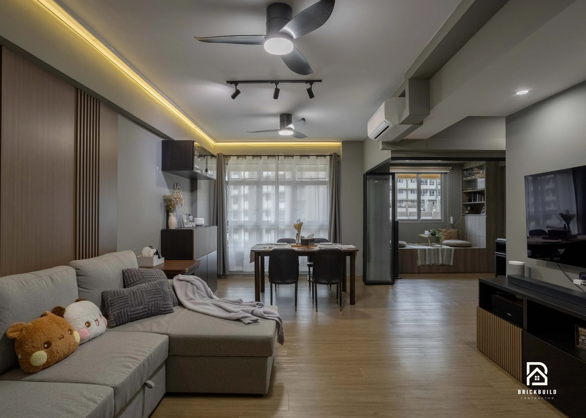 Tengah Garden 4-room BTO daybed nook renovation